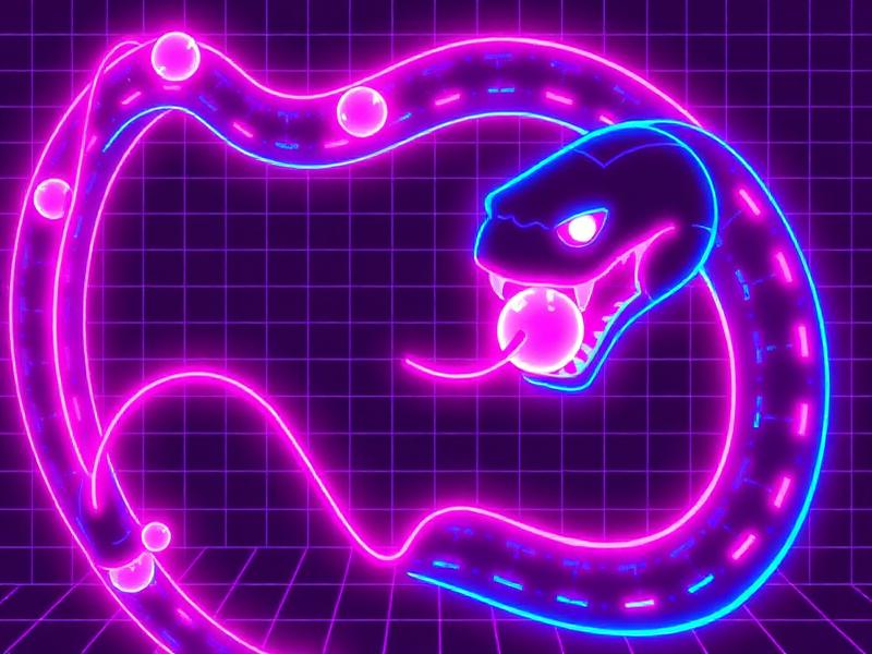 NEON SNAKE pixel art thumbnail